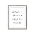 Picture of Mint Alphabet I _GroupedProduct_Rectangle_Portrait_Mini_ _GroupedProduct_Rectangle_Portrait_Framed_Matted_