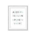 Picture of Mint Alphabet I _GroupedProduct_Rectangle_Portrait_Mini_ _GroupedProduct_Rectangle_Portrait_Framed_Matted_