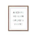 Picture of Mint Alphabet I _GroupedProduct_Rectangle_Portrait_Mini_ _GroupedProduct_Rectangle_Portrait_Framed_Matted_