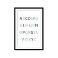 Picture of Mint Alphabet I _GroupedProduct_Rectangle_Portrait_Mini_ _GroupedProduct_Rectangle_Portrait_Framed_Matted_