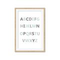 Picture of Mint Alphabet I _GroupedProduct_Rectangle_Portrait_Mini_ _GroupedProduct_Rectangle_Portrait_Framed_Matted_