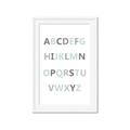 Picture of Mint Alphabet I _GroupedProduct_Rectangle_Portrait_Mini_ _GroupedProduct_Rectangle_Portrait_Framed_Matted_