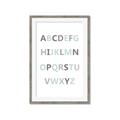 Picture of Mint Alphabet I _GroupedProduct_Rectangle_Portrait_Mini_ _GroupedProduct_Rectangle_Portrait_Framed_Matted_