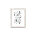 Picture of Mint Alphabet II _GroupedProduct_Rectangle_Portrait_Mini_ _GroupedProduct_Rectangle_Portrait_Framed_Matted_