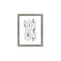 Picture of Mint Alphabet II _GroupedProduct_Rectangle_Portrait_Mini_ _GroupedProduct_Rectangle_Portrait_Framed_Matted_