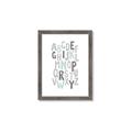 Picture of Mint Alphabet II _GroupedProduct_Rectangle_Portrait_Mini_ _GroupedProduct_Rectangle_Portrait_Framed_Matted_