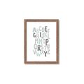 Picture of Mint Alphabet II _GroupedProduct_Rectangle_Portrait_Mini_ _GroupedProduct_Rectangle_Portrait_Framed_Matted_