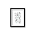 Picture of Mint Alphabet II _GroupedProduct_Rectangle_Portrait_Mini_ _GroupedProduct_Rectangle_Portrait_Framed_Matted_
