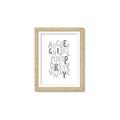 Picture of Mint Alphabet II _GroupedProduct_Rectangle_Portrait_Mini_ _GroupedProduct_Rectangle_Portrait_Framed_Matted_