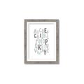 Picture of Mint Alphabet II _GroupedProduct_Rectangle_Portrait_Mini_ _GroupedProduct_Rectangle_Portrait_Framed_Matted_