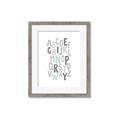 Picture of Mint Alphabet II _GroupedProduct_Rectangle_Portrait_Mini_ _GroupedProduct_Rectangle_Portrait_Framed_Matted_