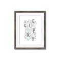 Picture of Mint Alphabet II _GroupedProduct_Rectangle_Portrait_Mini_ _GroupedProduct_Rectangle_Portrait_Framed_Matted_
