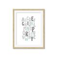 Picture of Mint Alphabet II _GroupedProduct_Rectangle_Portrait_Mini_ _GroupedProduct_Rectangle_Portrait_Framed_Matted_