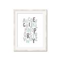 Picture of Mint Alphabet II _GroupedProduct_Rectangle_Portrait_Mini_ _GroupedProduct_Rectangle_Portrait_Framed_Matted_