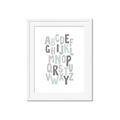 Picture of Mint Alphabet II _GroupedProduct_Rectangle_Portrait_Mini_ _GroupedProduct_Rectangle_Portrait_Framed_Matted_