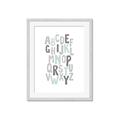 Picture of Mint Alphabet II _GroupedProduct_Rectangle_Portrait_Mini_ _GroupedProduct_Rectangle_Portrait_Framed_Matted_