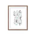Picture of Mint Alphabet II _GroupedProduct_Rectangle_Portrait_Mini_ _GroupedProduct_Rectangle_Portrait_Framed_Matted_
