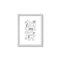 Picture of Mint Alphabet III _GroupedProduct_Rectangle_Portrait_Mini_ _GroupedProduct_Rectangle_Portrait_Framed_Matted_
