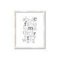Picture of Mint Alphabet III _GroupedProduct_Rectangle_Portrait_Mini_ _GroupedProduct_Rectangle_Portrait_Framed_Matted_