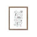 Picture of Mint Alphabet III _GroupedProduct_Rectangle_Portrait_Mini_ _GroupedProduct_Rectangle_Portrait_Framed_Matted_