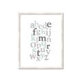 Picture of Mint Alphabet III _GroupedProduct_Rectangle_Portrait_Mini_ _GroupedProduct_Rectangle_Portrait_Framed_Matted_
