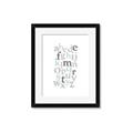 Picture of Mint Alphabet III _GroupedProduct_Rectangle_Portrait_Mini_ _GroupedProduct_Rectangle_Portrait_Framed_Matted_