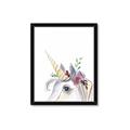 Picture of Flower Unicorn _GroupedProduct_Rectangle_Portrait_Mini_ _GroupedProduct_Rectangle_Portrait_Framed_Matted_