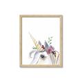 Picture of Flower Unicorn _GroupedProduct_Rectangle_Portrait_Mini_ _GroupedProduct_Rectangle_Portrait_Framed_Matted_