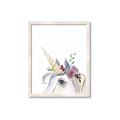 Picture of Flower Unicorn _GroupedProduct_Rectangle_Portrait_Mini_ _GroupedProduct_Rectangle_Portrait_Framed_Matted_