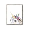 Picture of Flower Unicorn _GroupedProduct_Rectangle_Portrait_Mini_ _GroupedProduct_Rectangle_Portrait_Framed_Matted_