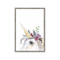 Picture of Flower Unicorn _GroupedProduct_Rectangle_Portrait_Mini_ _GroupedProduct_Rectangle_Portrait_Framed_Matted_