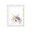 Picture of Flower Unicorn _GroupedProduct_Rectangle_Portrait_Mini_ _GroupedProduct_Rectangle_Portrait_Framed_Matted_