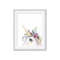 Picture of Flower Unicorn _GroupedProduct_Rectangle_Portrait_Mini_ _GroupedProduct_Rectangle_Portrait_Framed_Matted_