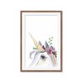 Picture of Flower Unicorn _GroupedProduct_Rectangle_Portrait_Mini_ _GroupedProduct_Rectangle_Portrait_Framed_Matted_