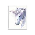 Picture of Purple Unicorn l _GroupedProduct_Rectangle_Portrait_Mini_ _GroupedProduct_Rectangle_Portrait_Framed_Matted_