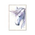 Picture of Purple Unicorn l _GroupedProduct_Rectangle_Portrait_Mini_ _GroupedProduct_Rectangle_Portrait_Framed_Matted_