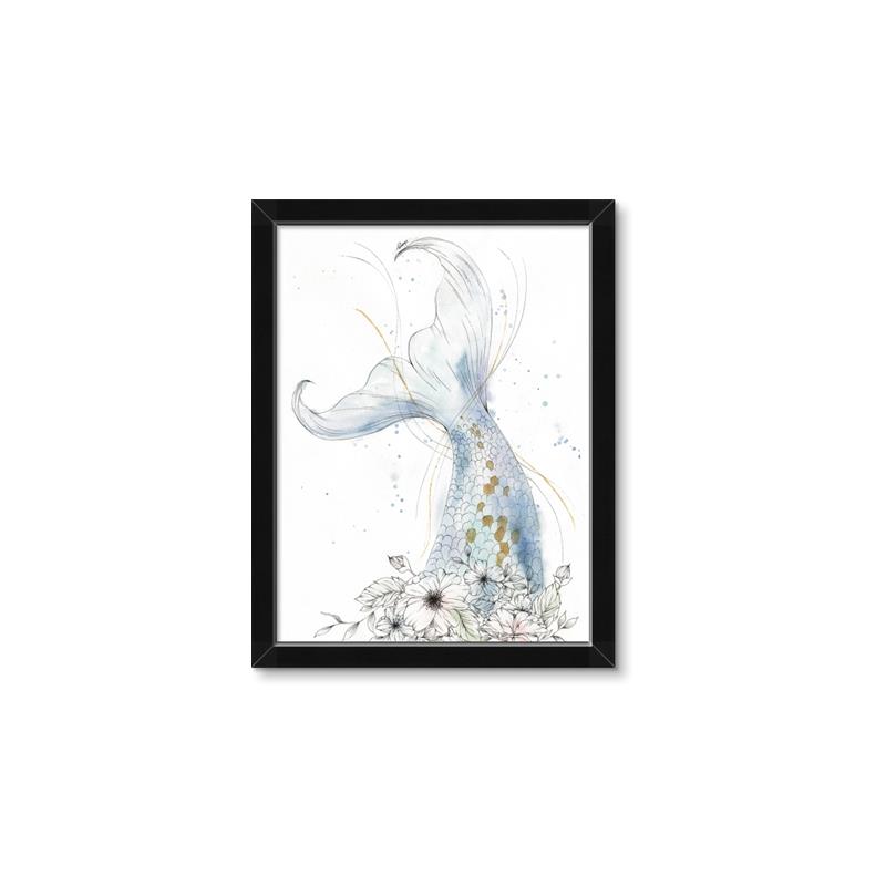 Picture of Perfect Mermaid Tail _GroupedProduct_Rectangle_Portrait_Mini_ _GroupedProduct_Rectangle_Portrait_Framed_Matted_