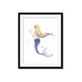 Picture of Blonde Mermaid _GroupedProduct_Rectangle_Portrait_Mini_ _GroupedProduct_Rectangle_Portrait_Framed_Matted_