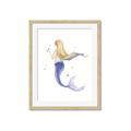 Picture of Blonde Mermaid _GroupedProduct_Rectangle_Portrait_Mini_ _GroupedProduct_Rectangle_Portrait_Framed_Matted_