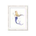 Picture of Blonde Mermaid _GroupedProduct_Rectangle_Portrait_Mini_ _GroupedProduct_Rectangle_Portrait_Framed_Matted_