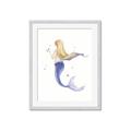 Picture of Blonde Mermaid _GroupedProduct_Rectangle_Portrait_Mini_ _GroupedProduct_Rectangle_Portrait_Framed_Matted_