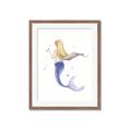 Picture of Blonde Mermaid _GroupedProduct_Rectangle_Portrait_Mini_ _GroupedProduct_Rectangle_Portrait_Framed_Matted_