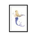 Picture of Blonde Mermaid _GroupedProduct_Rectangle_Portrait_Mini_ _GroupedProduct_Rectangle_Portrait_Framed_Matted_
