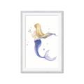 Picture of Blonde Mermaid _GroupedProduct_Rectangle_Portrait_Mini_ _GroupedProduct_Rectangle_Portrait_Framed_Matted_