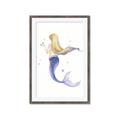 Picture of Blonde Mermaid _GroupedProduct_Rectangle_Portrait_Mini_ _GroupedProduct_Rectangle_Portrait_Framed_Matted_