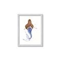 Picture of Brunette Mermaid _GroupedProduct_Rectangle_Portrait_Mini_ _GroupedProduct_Rectangle_Portrait_Framed_Matted_