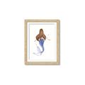 Picture of Brunette Mermaid _GroupedProduct_Rectangle_Portrait_Mini_ _GroupedProduct_Rectangle_Portrait_Framed_Matted_