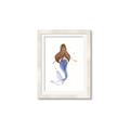 Picture of Brunette Mermaid _GroupedProduct_Rectangle_Portrait_Mini_ _GroupedProduct_Rectangle_Portrait_Framed_Matted_