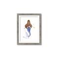 Picture of Brunette Mermaid _GroupedProduct_Rectangle_Portrait_Mini_ _GroupedProduct_Rectangle_Portrait_Framed_Matted_