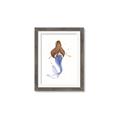 Picture of Brunette Mermaid _GroupedProduct_Rectangle_Portrait_Mini_ _GroupedProduct_Rectangle_Portrait_Framed_Matted_
